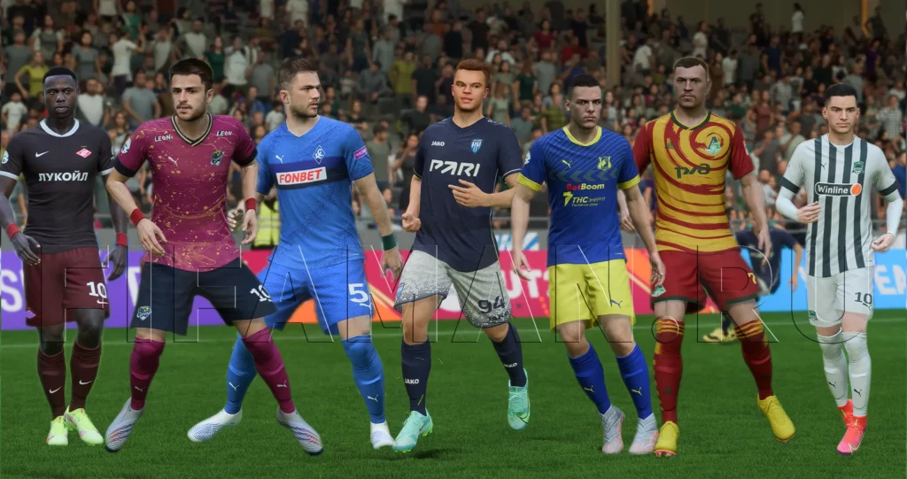 Третий комплект форм команд РПЛ Мод для FIFA 23