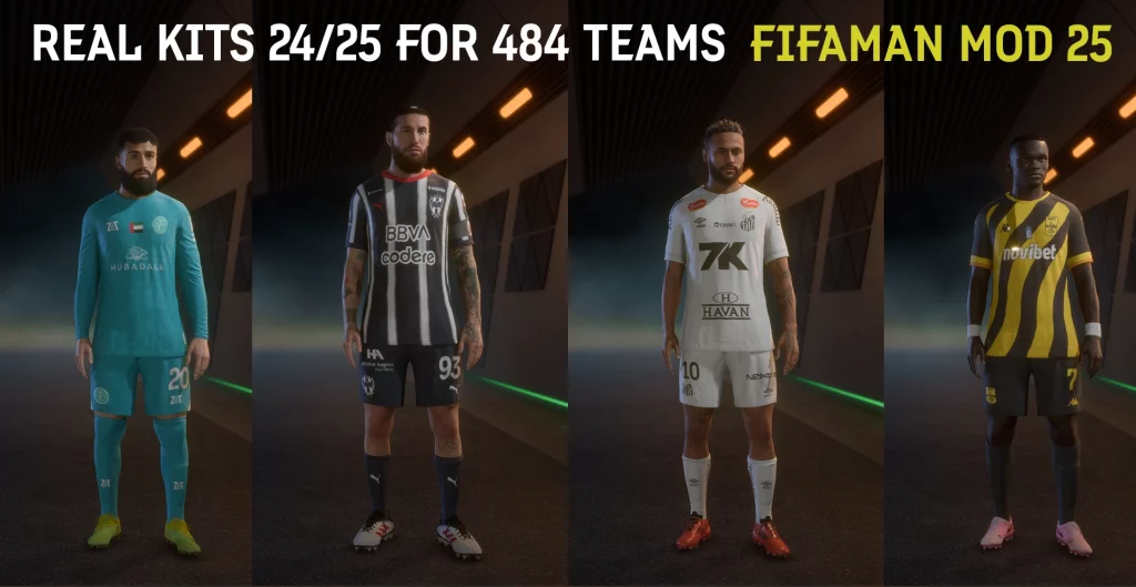 REAL KITS 2025 FOR 484 TEAMS